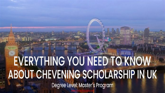 Chevening Scholarship in UK
