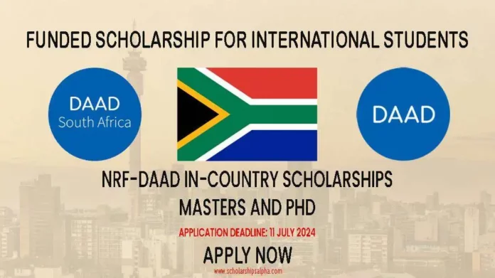 NRF-DAAD In-Country Scholarships in South Africa