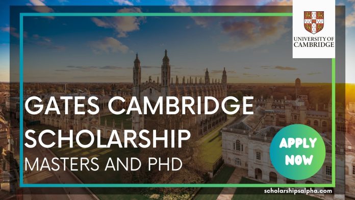 Gates Cambridge scholarships